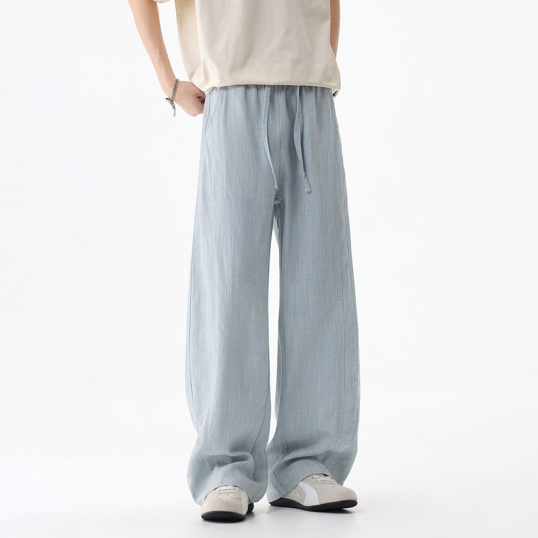 Men's Comfortable and Airy Relaxed Fit Linen Pants Mune Fashion