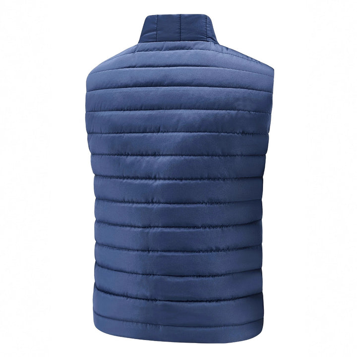Men's Ultralight Padded Vest with Raised Collar and Insulating Thermal Filling Mune Fashion