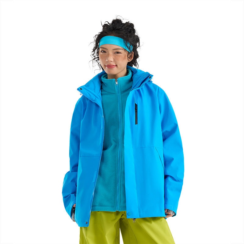 Women's Lightweight Waterproof Parka Hoodie Jacket with Sealed Seams and Drawstring Mune Fashion
