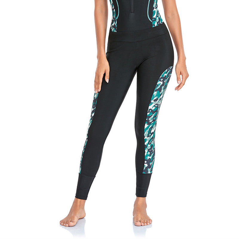 Ladies' surfing suit with fashionable camouflage patterns Mune Fashion