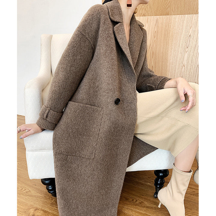 Women Elegant and Comfortable Wool Coat Mune Fashion