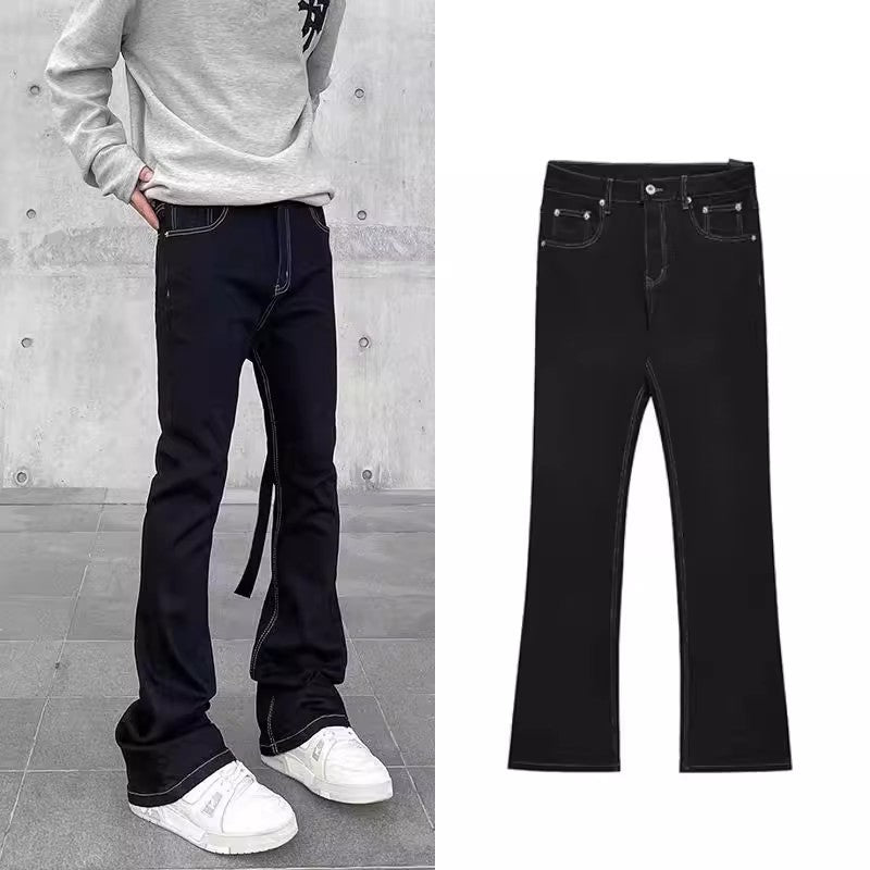 Men's Fashion Flamed Jeans Mune Fashion