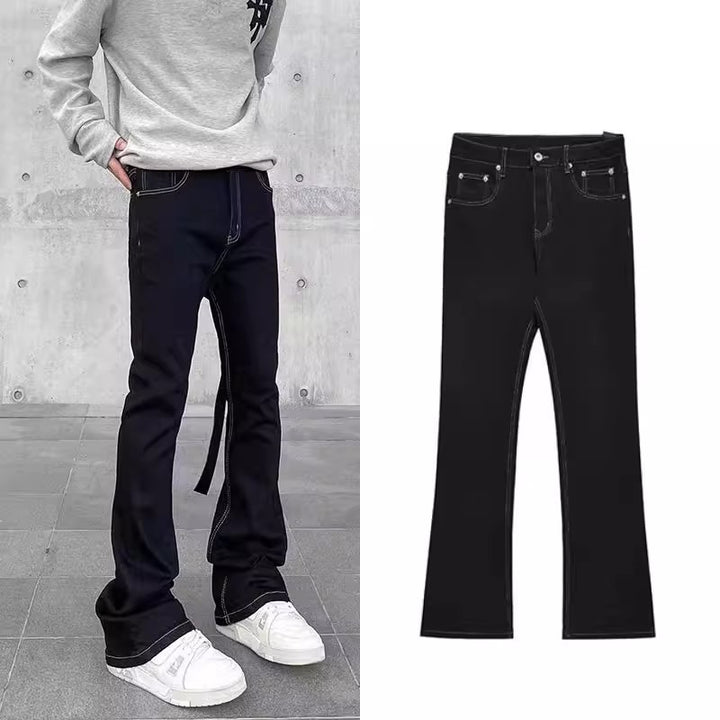 Men's Fashion Flamed Jeans Mune Fashion