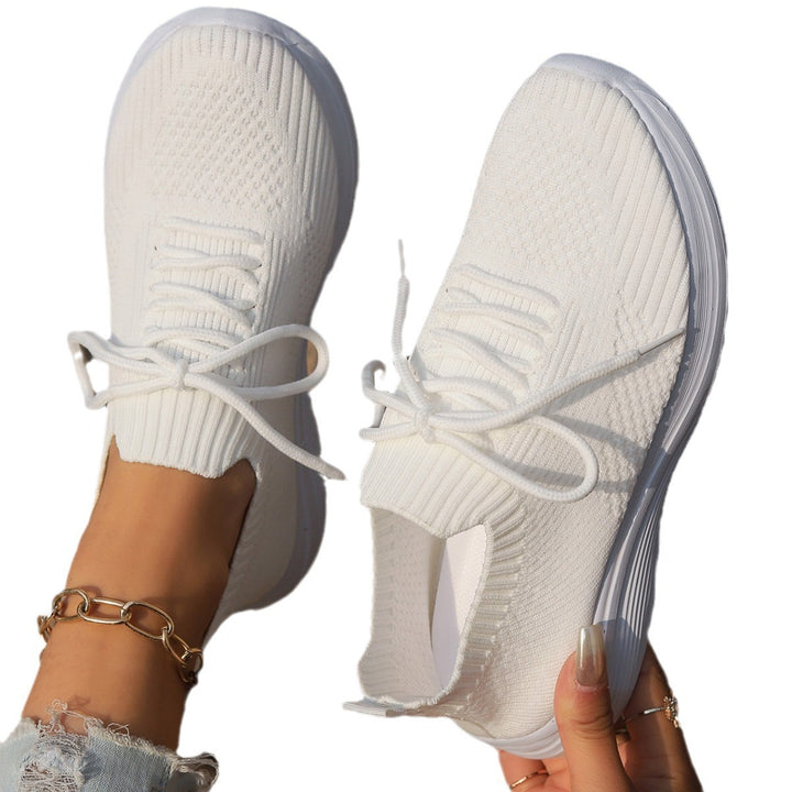 Ladies' knit sneakers with sock-like shaft Mune Fashion