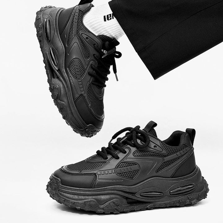 Women’s sporty mesh sneakers with slip-resistant tread sole and breathable construction Mune Fashion