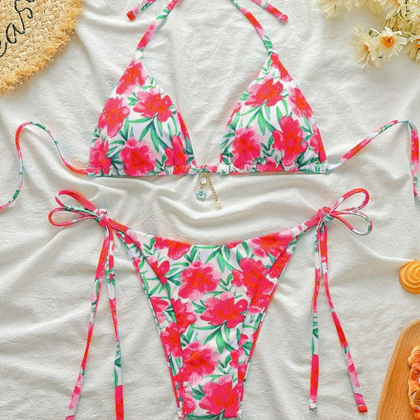 Women Triangle Bikini with sustainable fabric combination Mune Fashion