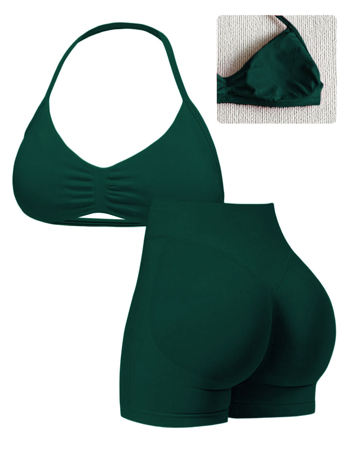 Women's Sporty Bikini with Padded Top and High Waist Mune Fashion