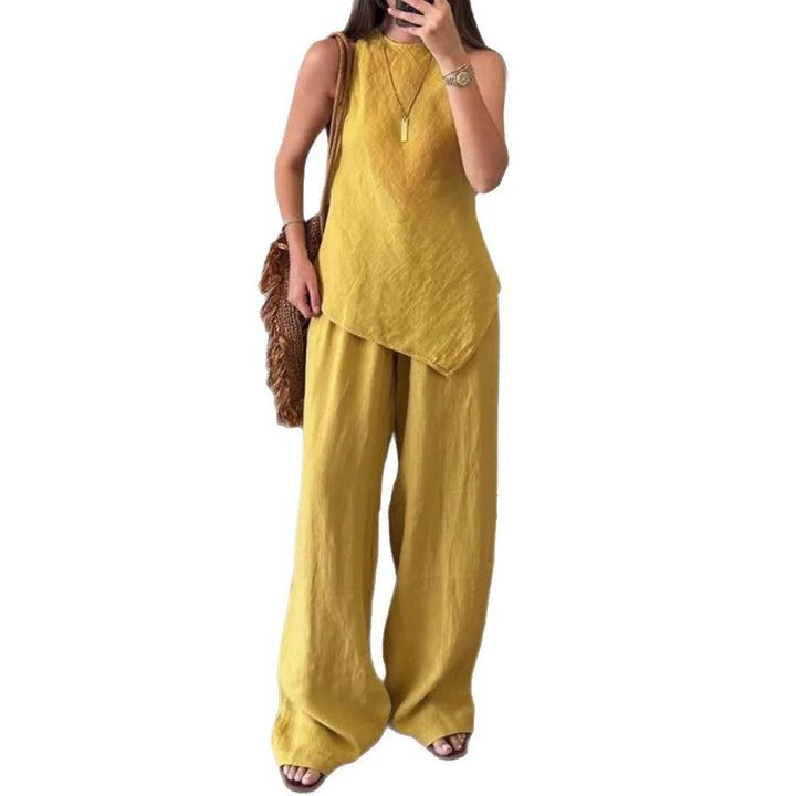 Ladies Lightweight and Flowing Two-Piece Set Mune Fashion