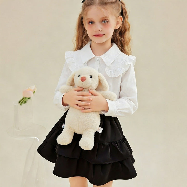 Girl's blouse with ruffled collar Mune Fashion