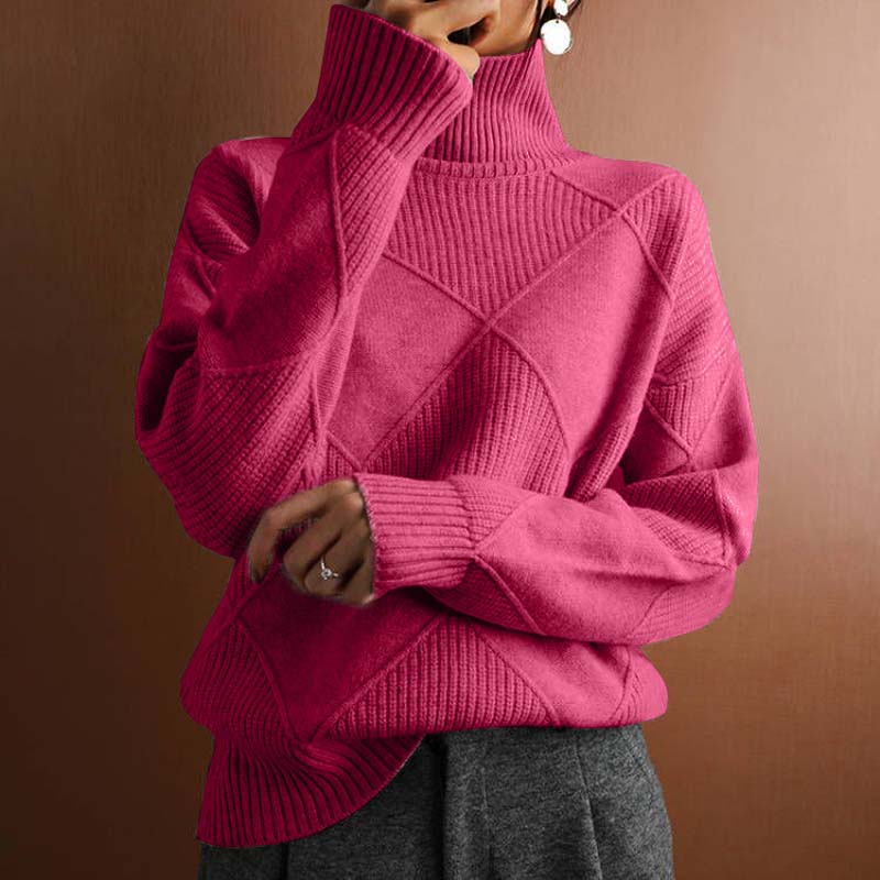 Mune | Solid Color Classic Knit Sweater for Women