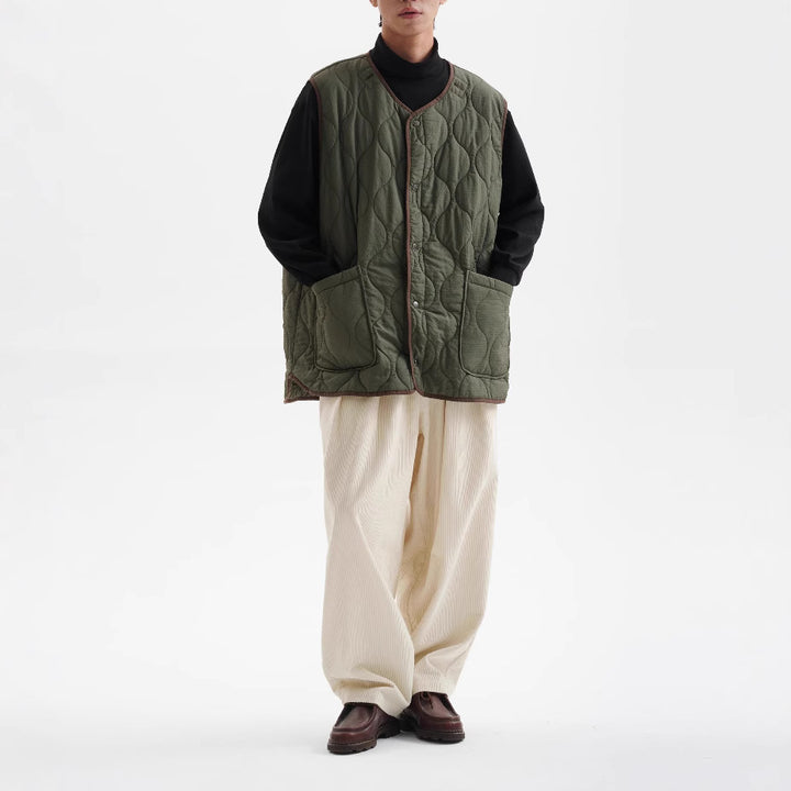 Men's padded transitional jacket with quilted lining and stand-up collar Mune Fashion