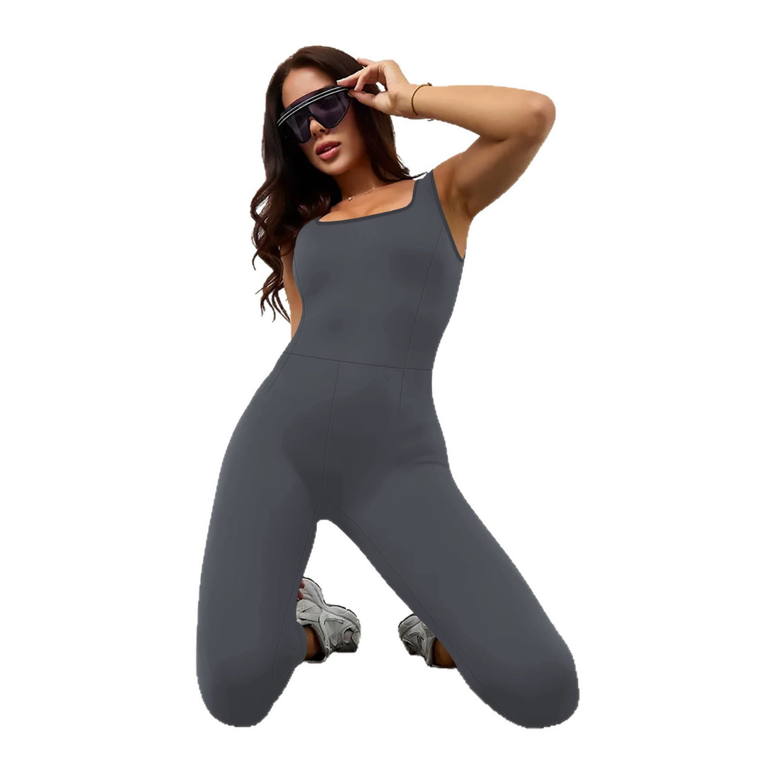 Women's Shaping Yoga Jumpsuit with Push-Up Bust, Waist Shaping and Butt Lifting Mune Fashion