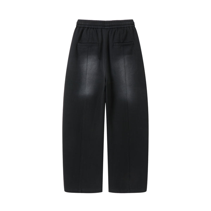 Women's Wide Culotte Sweatpants with High Waist and Drawstring Mune Fashion