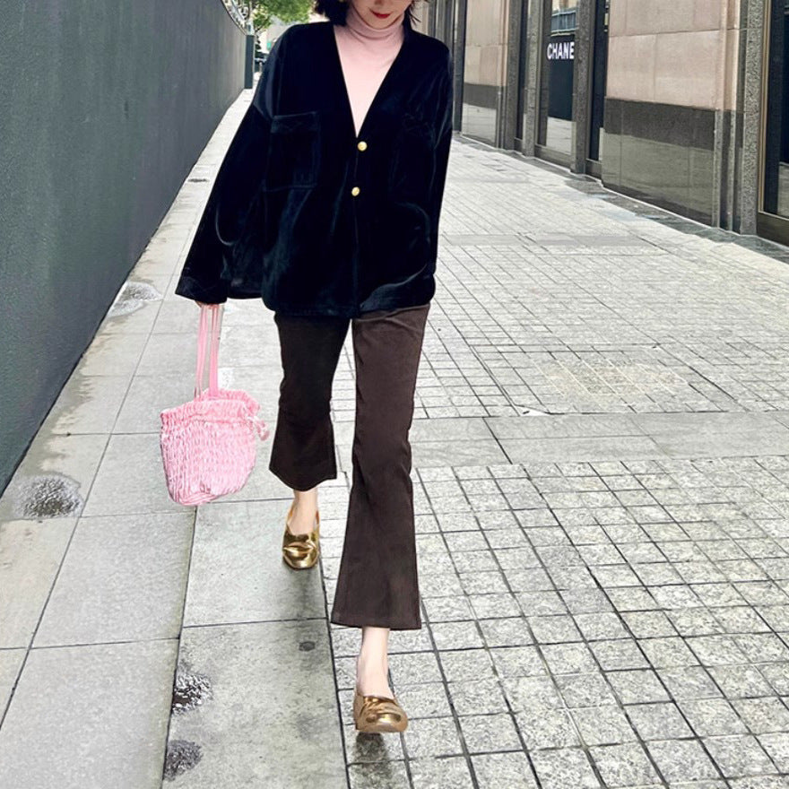 Women's Comfortable and Stylish Fabric Trousers Mune Fashion
