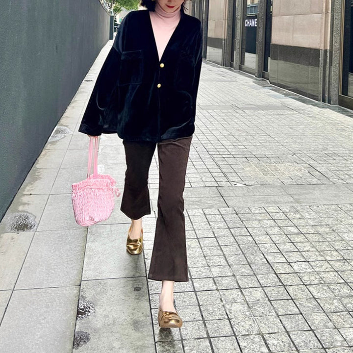 Women's Comfortable and Stylish Fabric Trousers Mune Fashion