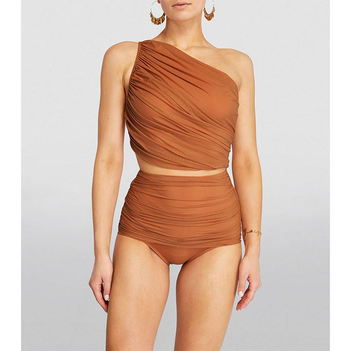 Women's stylish two-piece bikini set with elegant wrap skirt Mune Fashion