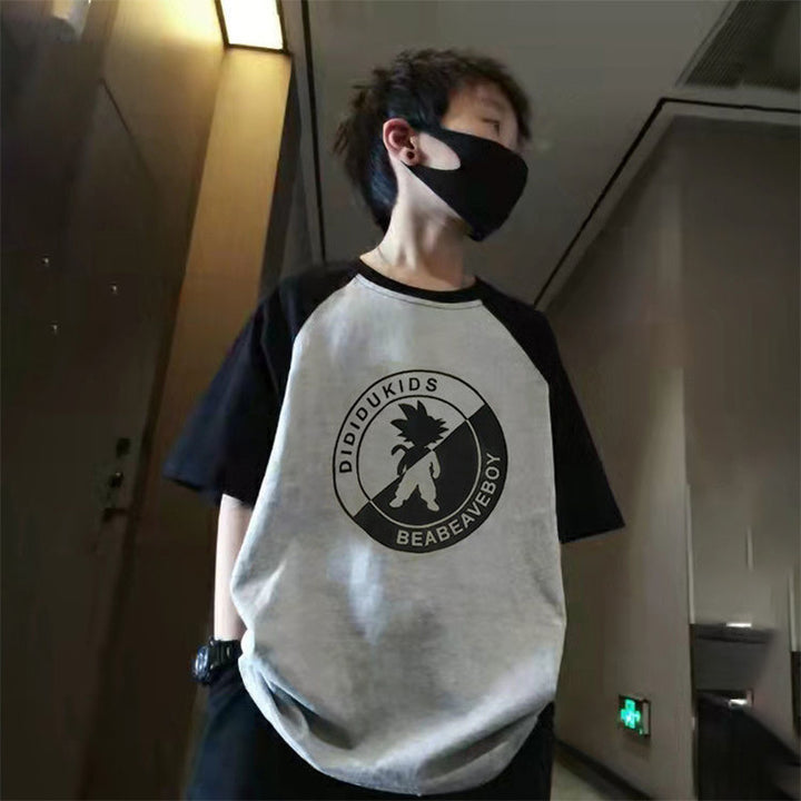 Boys casual T-shirt with creative print Mune Fashion