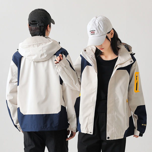 Men's technical softshell jacket with removable hood, water- and windproof membrane, and sleeve utility pocket Mune Fashion