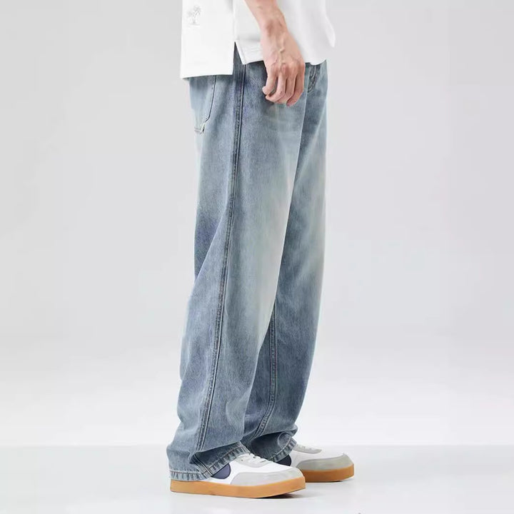 Men's Loose-Fit Jeans with High Waist Mune Fashion