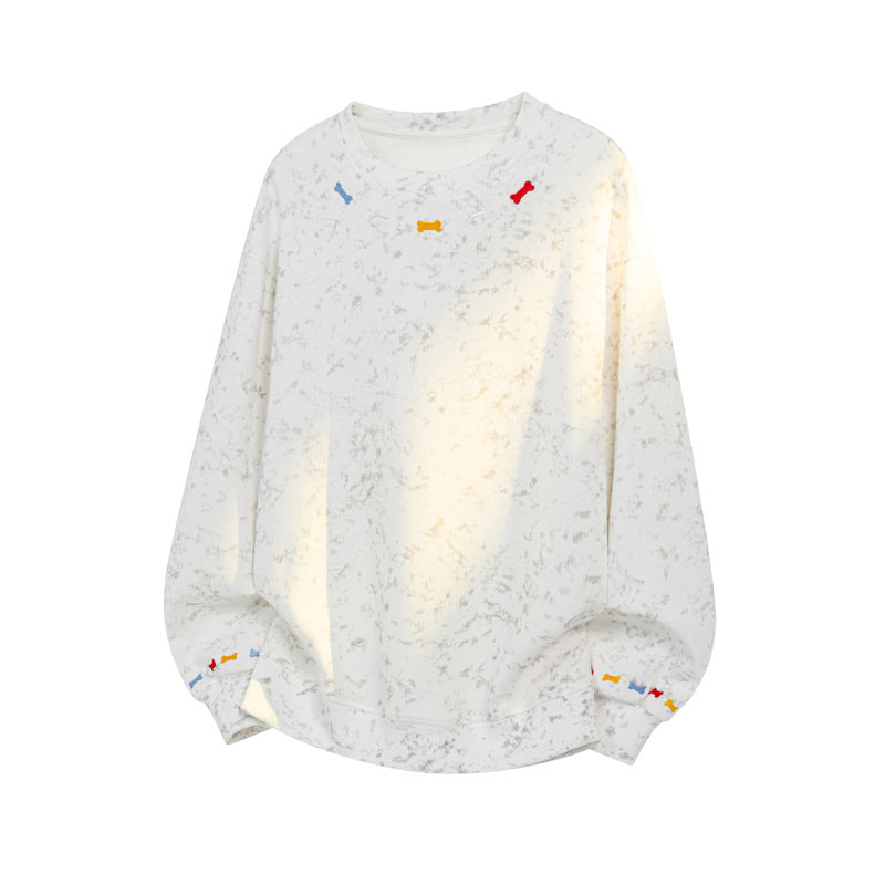 Men's Casual Sweatshirt with Colorful Accents Mune Fashion