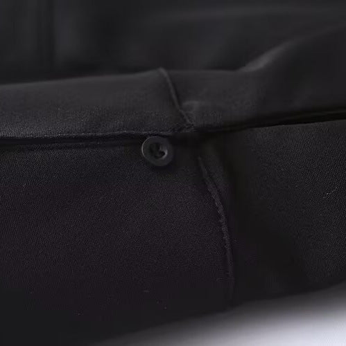 Women's finely flowing shirt blouse with narrow button placket and classic shirt collar Mune Fashion