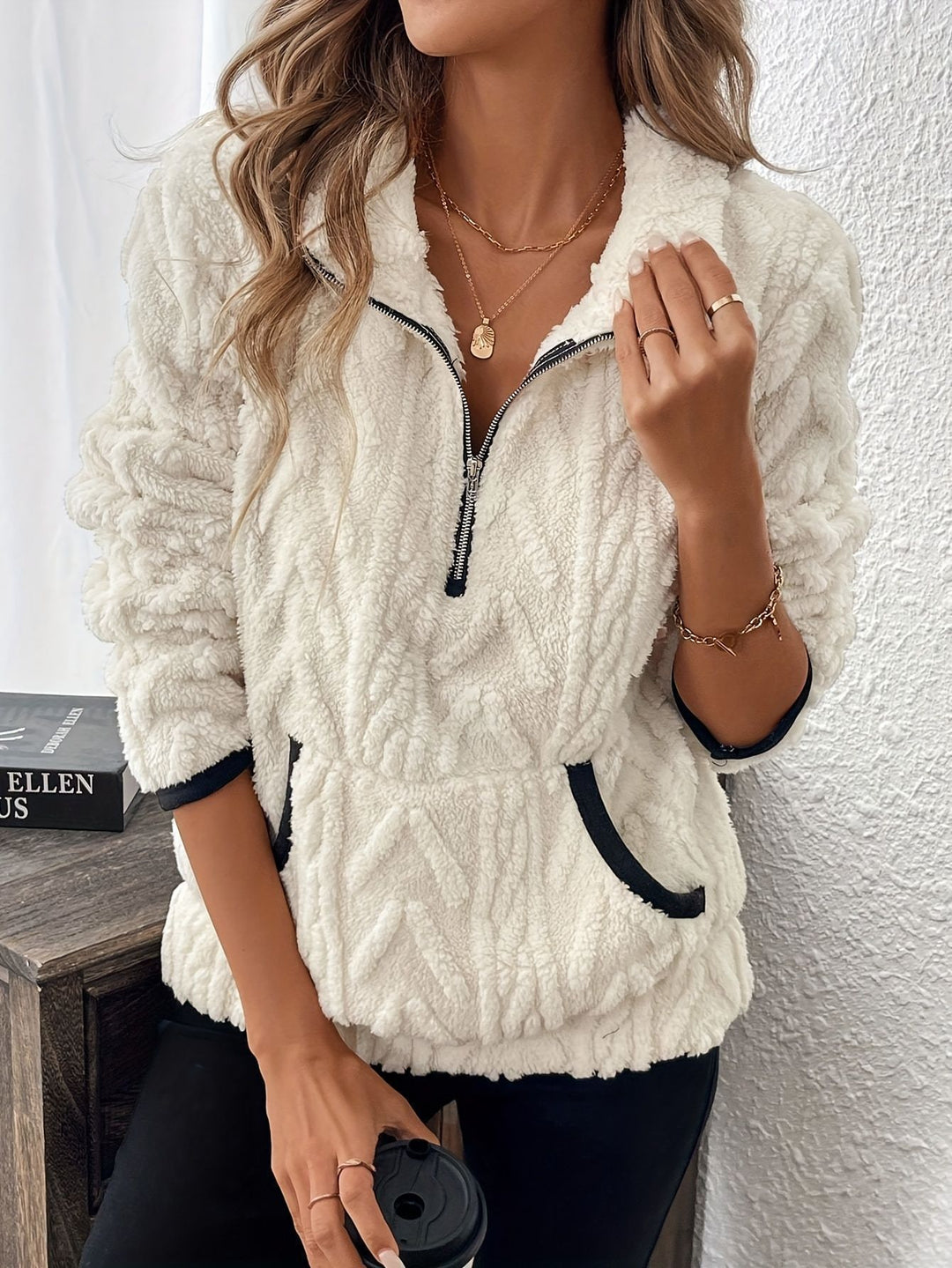 Women Soft Fleece Women's Jacket Mune Fashion