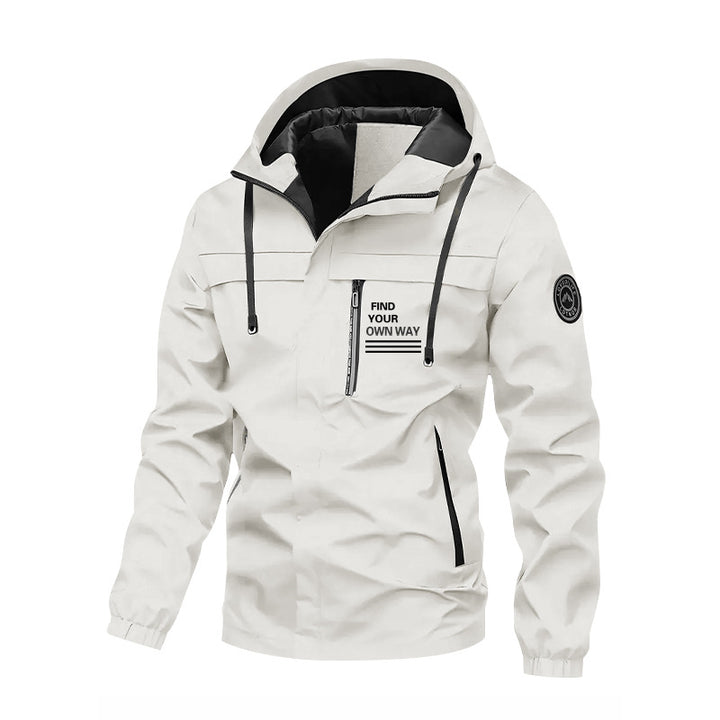 Men's functional jacket with high collar Mune Fashion