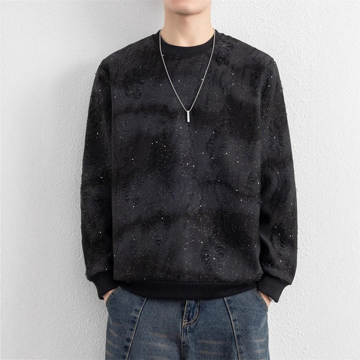 Men's Urban Sweatshirt with Sparkling Design Mune Fashion