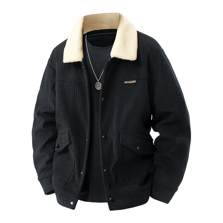 Men's casual jacket with teddy lining Mune Fashion