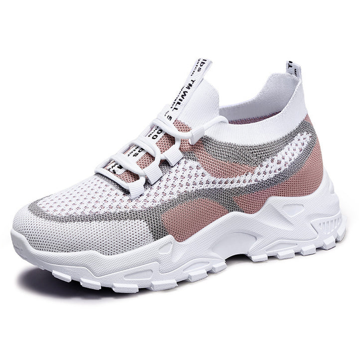 Men's knitted sock sneakers with elastic slip-on design and profiled trail platform Mune Fashion