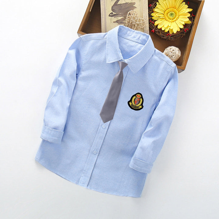Women Classic Shirt with Elegant Embroidery Mune Fashion