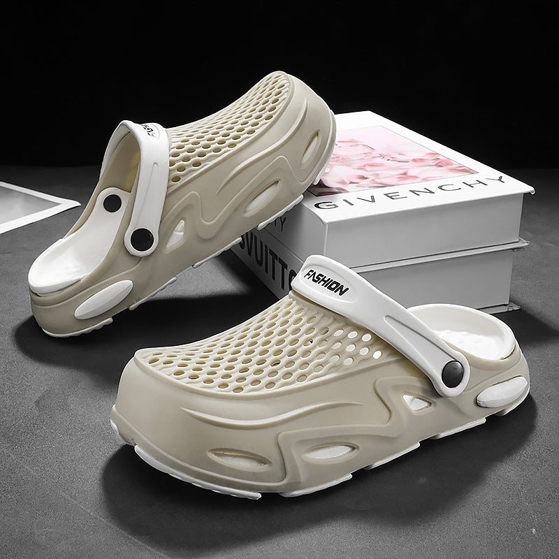 Men's Breathable Clogs with Adjustable Strap Mune Fashion