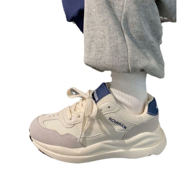 Women's Sporty Chunky Sneakers with Cushioned Insole and Breathable Upper Material Mune Fashion