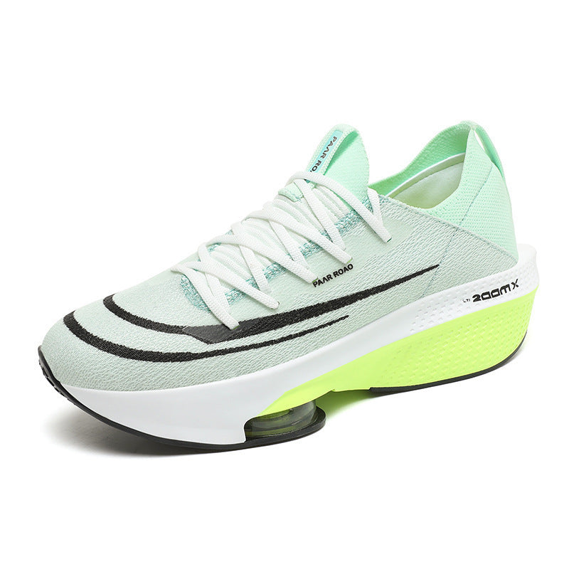 Men's Performance Running Shoe with Knitted Upper Material and Visible Air Chamber Mune Fashion