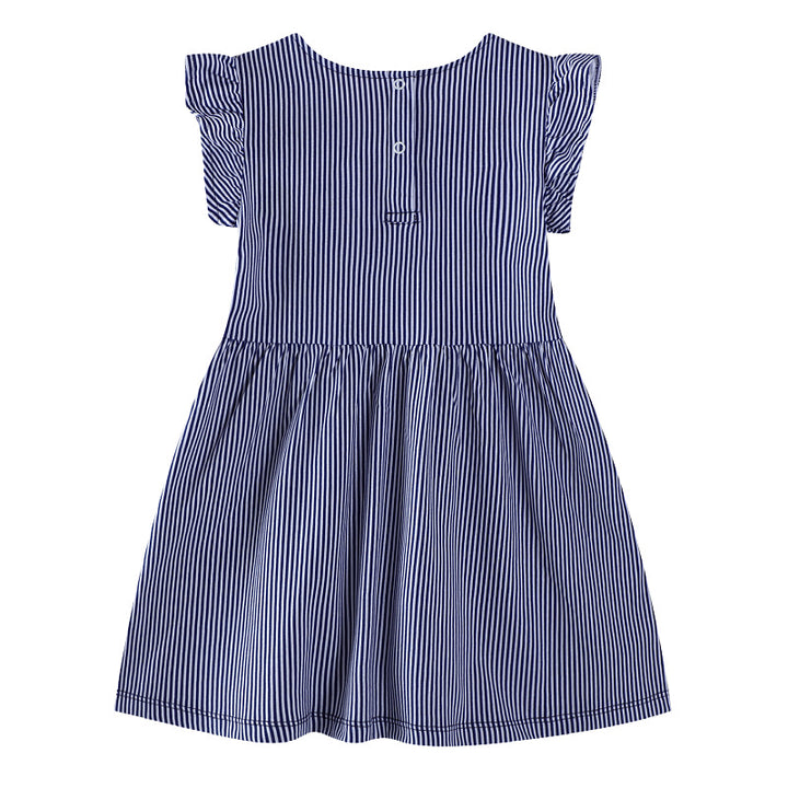 Girls Flower Embroidery Summer Dress Mune Fashion