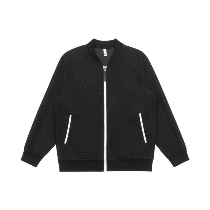 Unisex leisure bomber jacket in boxy cut with contrast zipper Mune Fashion