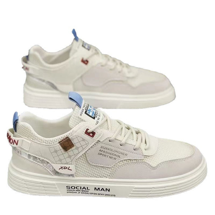 Women's sporty leisure sneakers with breathable upper material and shock-absorbing sole Mune Fashion