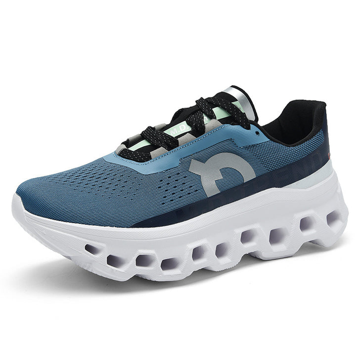 Men's cushioning performance running shoe with innovative air chamber sole and breathable mesh upper Mune Fashion