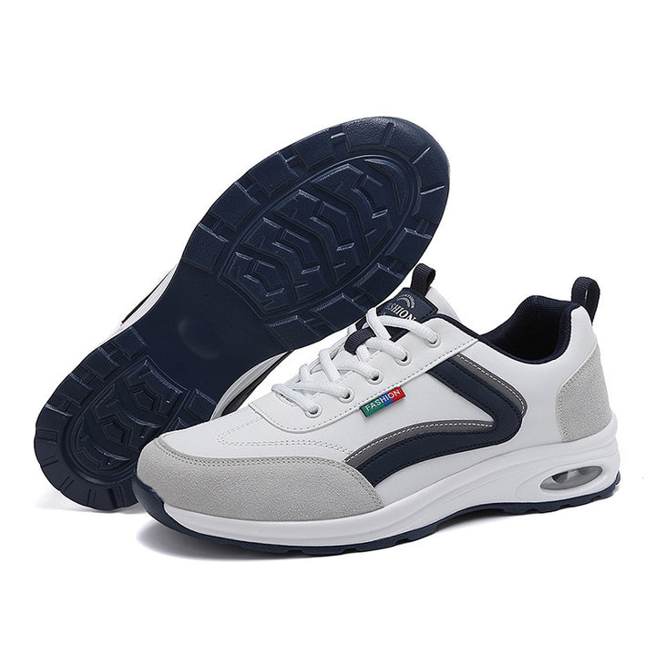 Men's urban sneaker with visible air cushion midsole, shock-absorbing cushioning foam sole and reflective accents Mune Fashion