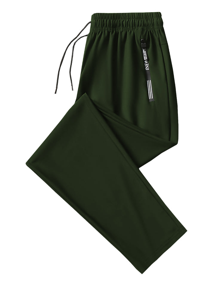 Men's sporty jogging pants with side zip pockets Mune Fashion