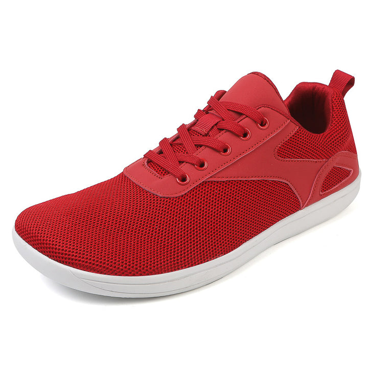 Men's breathable lightweight mesh everyday sneakers with padded comfort insole and flexible rubber outsole Mune Fashion