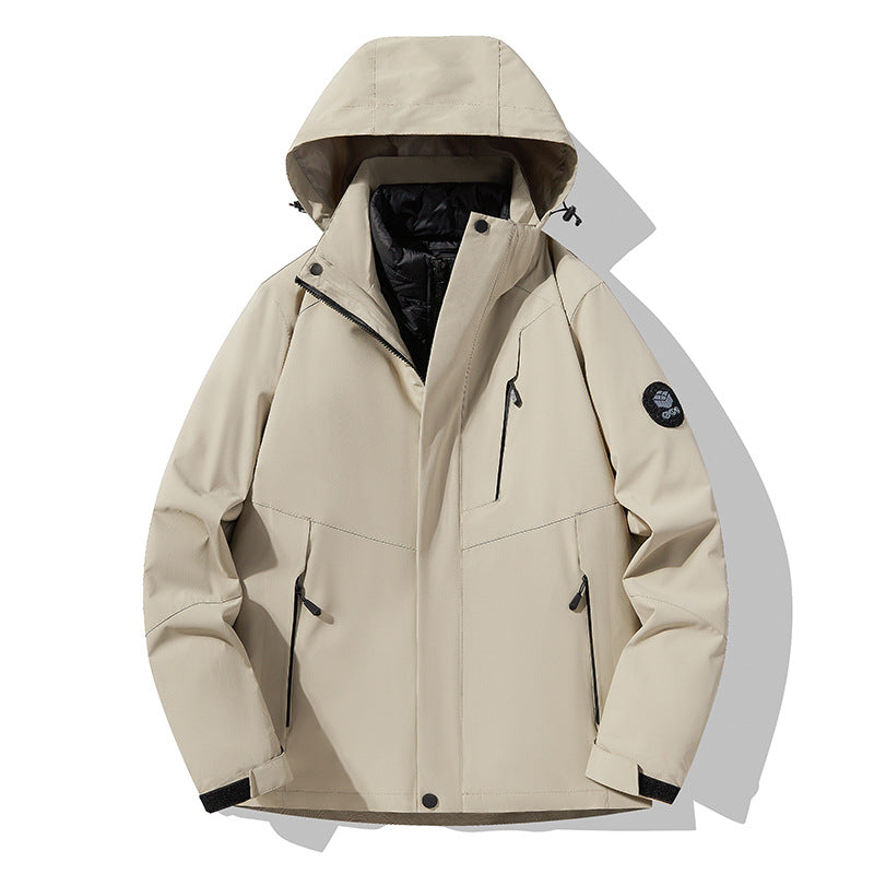Men's triple combinable functional jacket with detachable quilted vest Mune Fashion