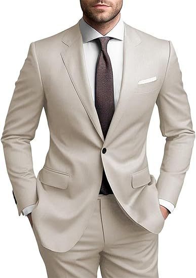 Men's tailored single-button suit set with slim silhouette and stretch comfort Mune Fashion
