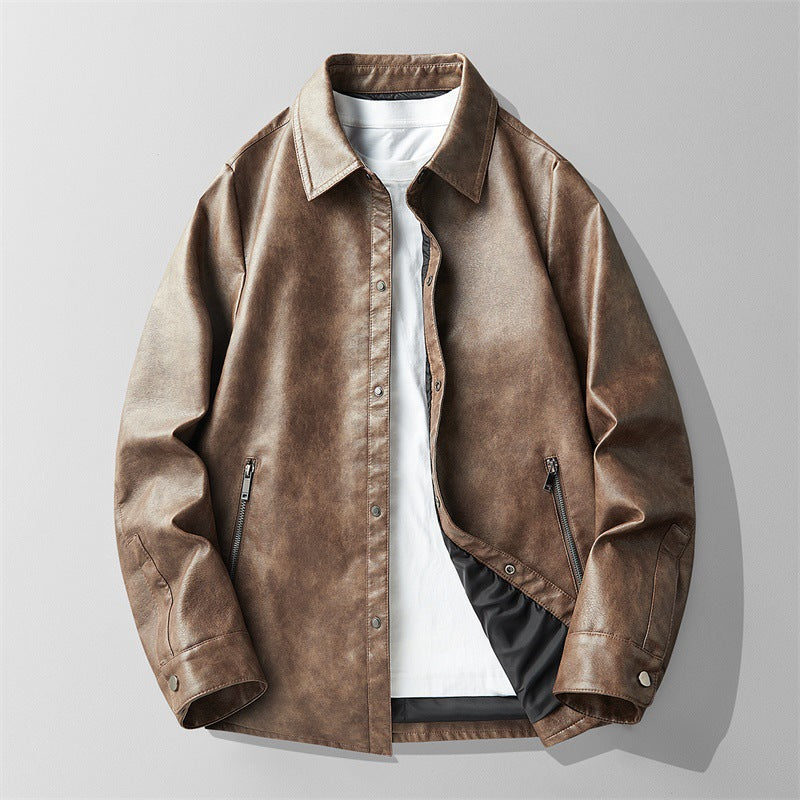 Men's Fashion Leather Jacket Mune Fashion 1787797546