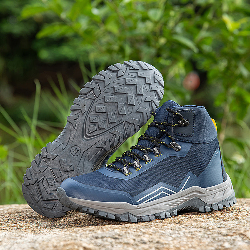 Ladies ankle-high light hiking and trekking boots with padded shaft Mune Fashion