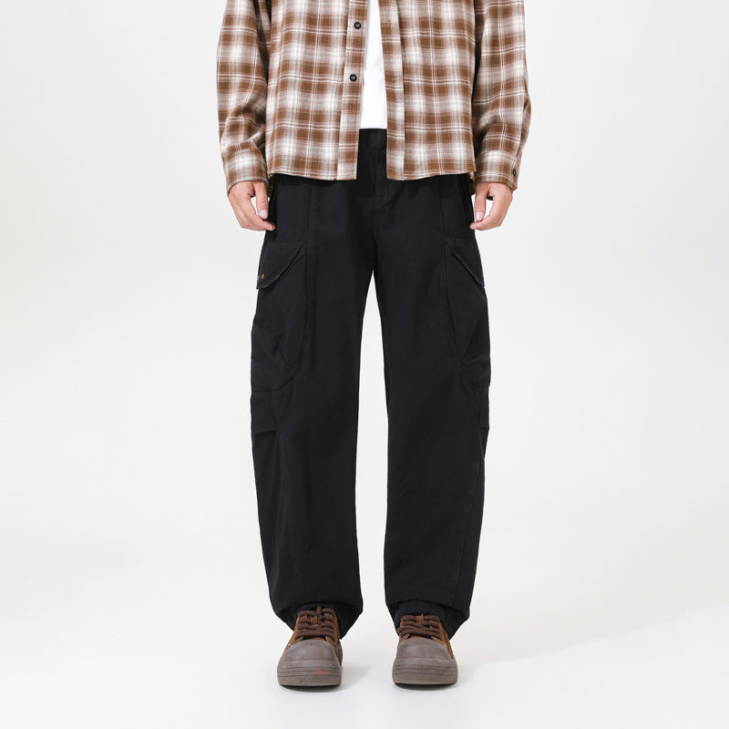 Herren Cargo-Hose im Utility-Look mit elastischem Bund und Knieabnähern Mune Fashion