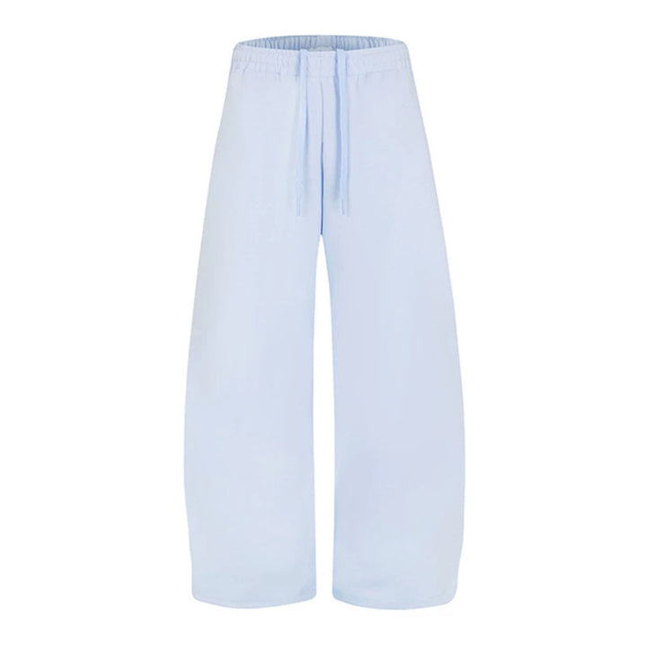 Women's Loose High-Waist Loungewear Pants with Drawstring and Wide Leg Mune Fashion