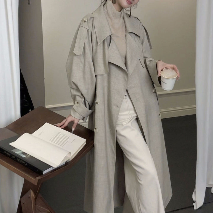 Ladies elegant and casual transitional jacket with contrasting sleeves Drune