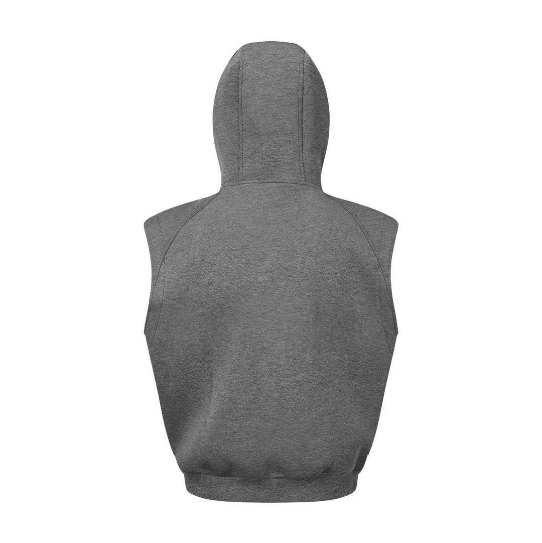Unisex Sleeveless Hoodie Vest with Full Zipper and Kangaroo Pockets Mune Fashion