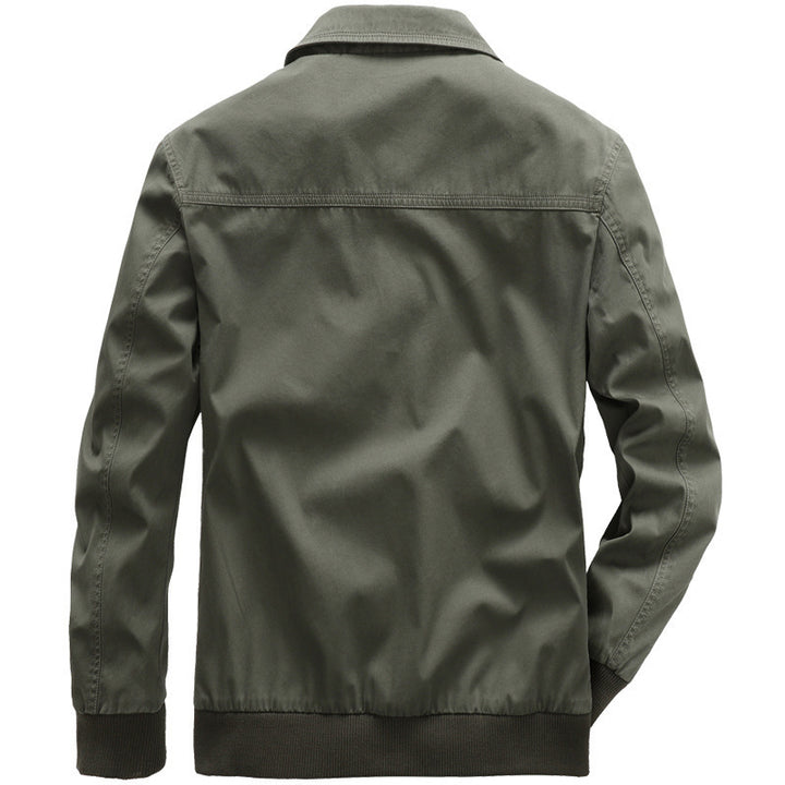 Men's lightweight field bomber jacket with stand-up collar and flap pockets Mune Fashion